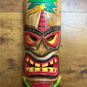 Colorful Tiki Mask Wall Decor
